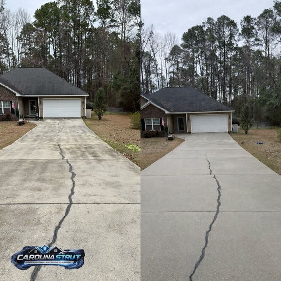Professional Driveway Cleaning in the Pee Dee